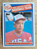1985 Topps #389 Rod Dedeaux OLY CO