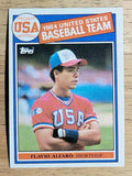 1985 Topps #391 Flavio Alfaro OLY RC