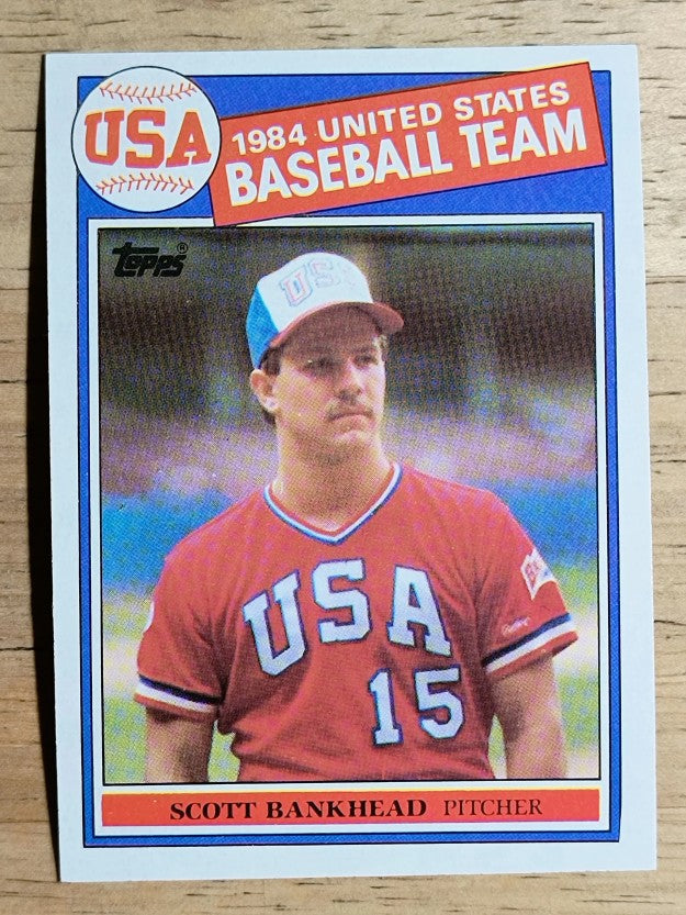 1985 Topps #393 Scott Bankhead OLY RC