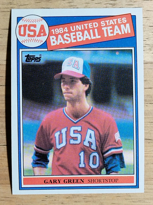 1985 Topps #396 Gary Green OLY RC