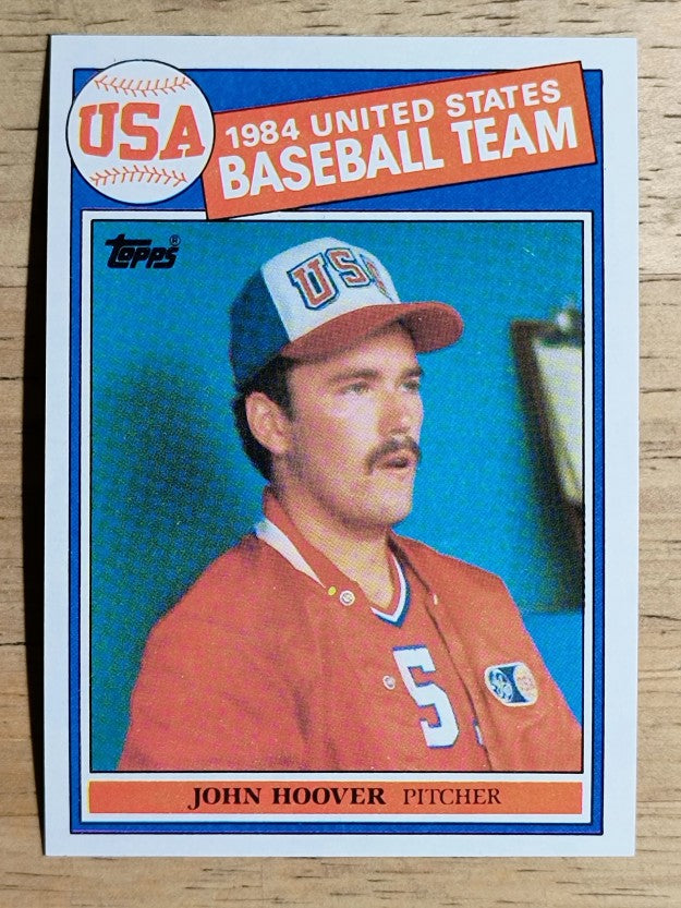 1985 Topps #397 John Hoover OLY RC