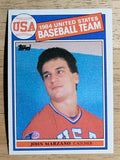1985 Topps #399 John Marzano OLY RC