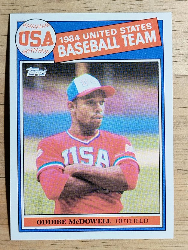 1985 Topps #400 Oddibe McDowell OLY RC