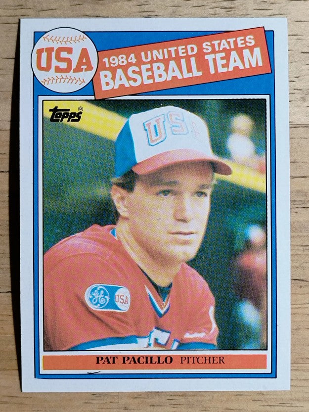 1985 Topps #402 Pat Pacillo OLY RC