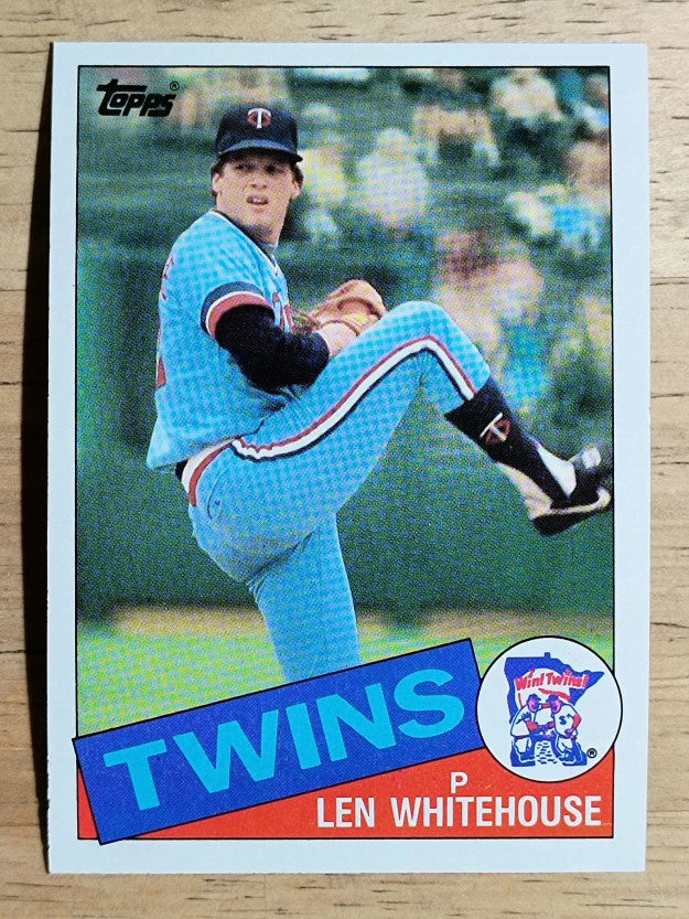 1985 Topps #406 Len Whitehouse