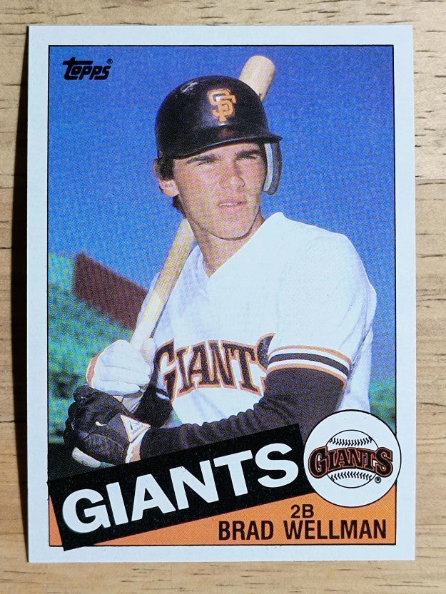 1985 Topps #409 Brad Wellman