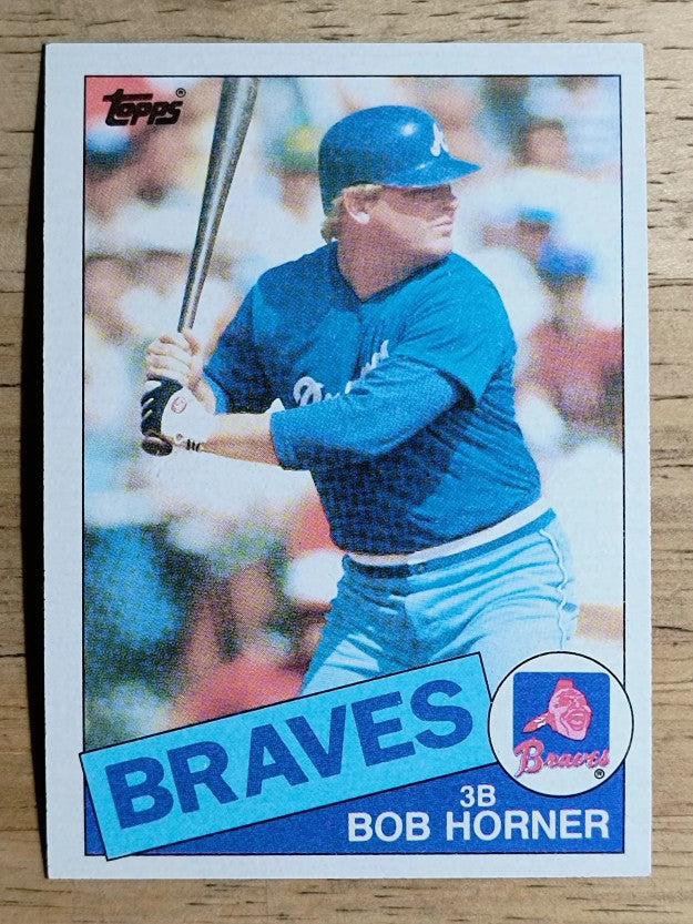 1985 Topps #410 Bob Horner
