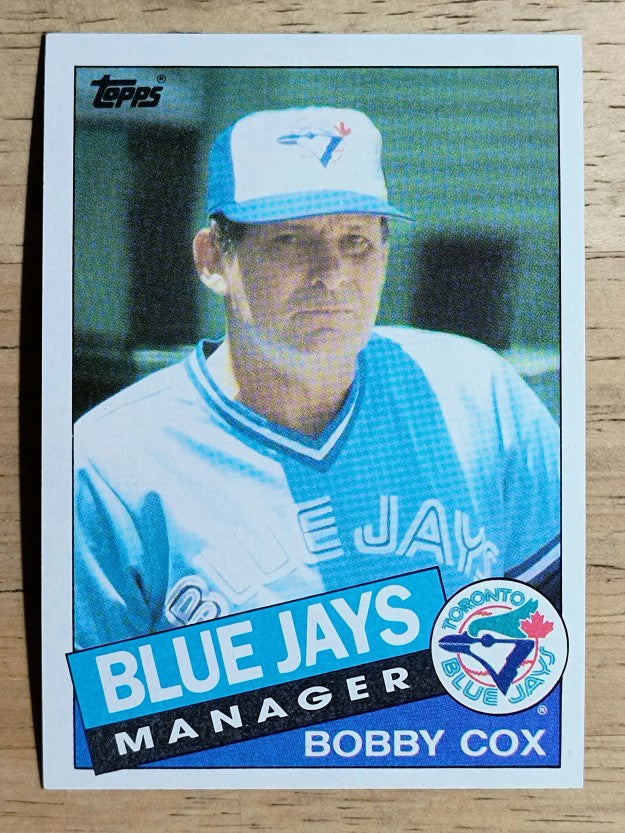 1985 Topps #411 Bobby Cox MG