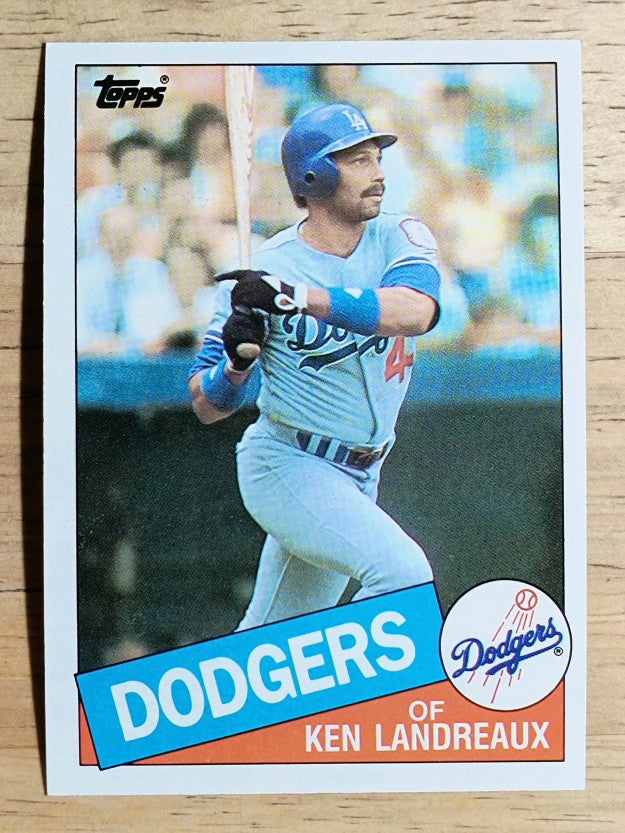 1985 Topps #418 Ken Landreaux