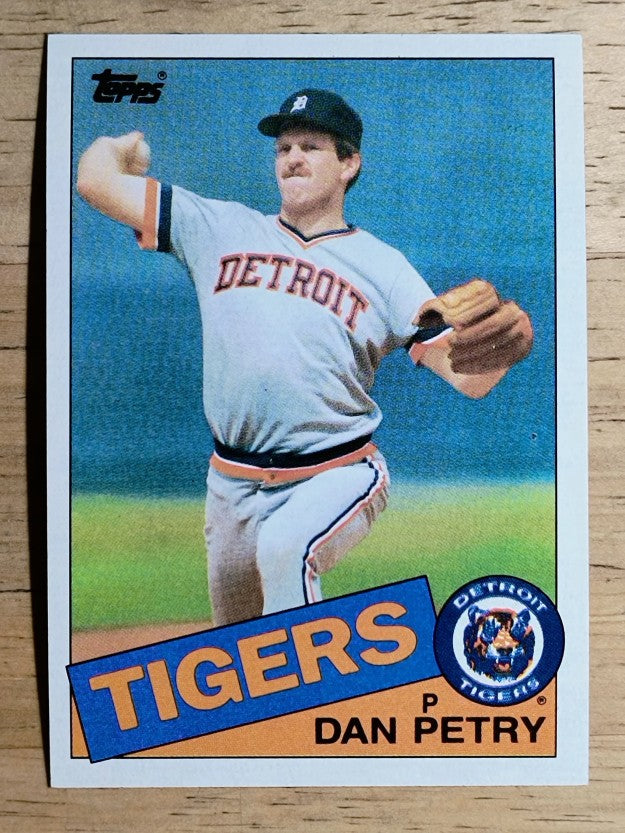 1985 Topps #435 Dan Petry