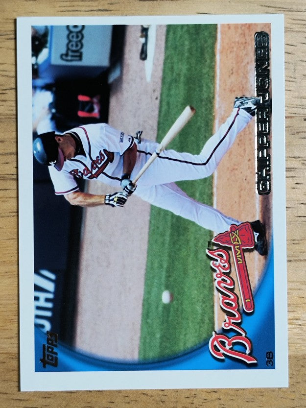 2010 Topps #652A Chipper Jones