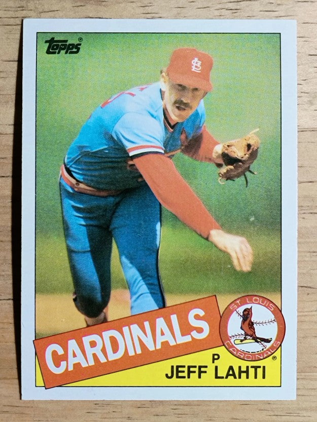 1985 Topps #447 Jeff Lahti