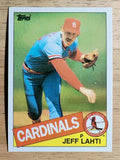 1985 Topps #447 Jeff Lahti