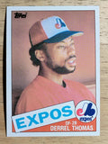 1985 Topps #448 Derrel Thomas