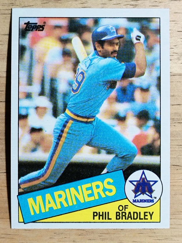 1985 Topps #449 Phil Bradley RC