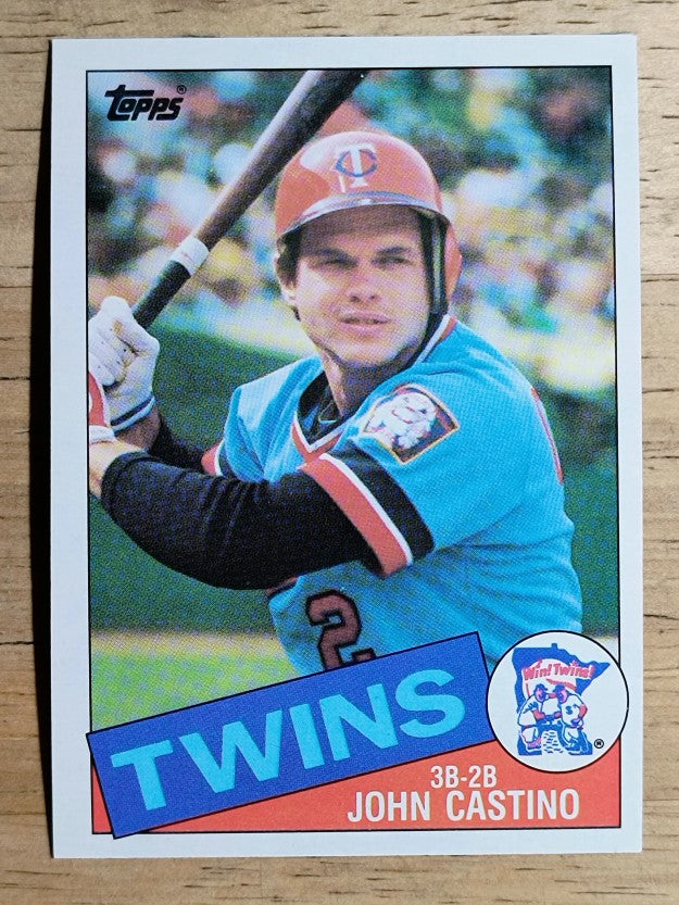 1985 Topps #452 John Castino