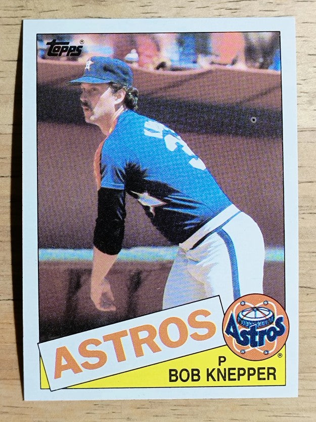 1985 Topps #455 Bob Knepper