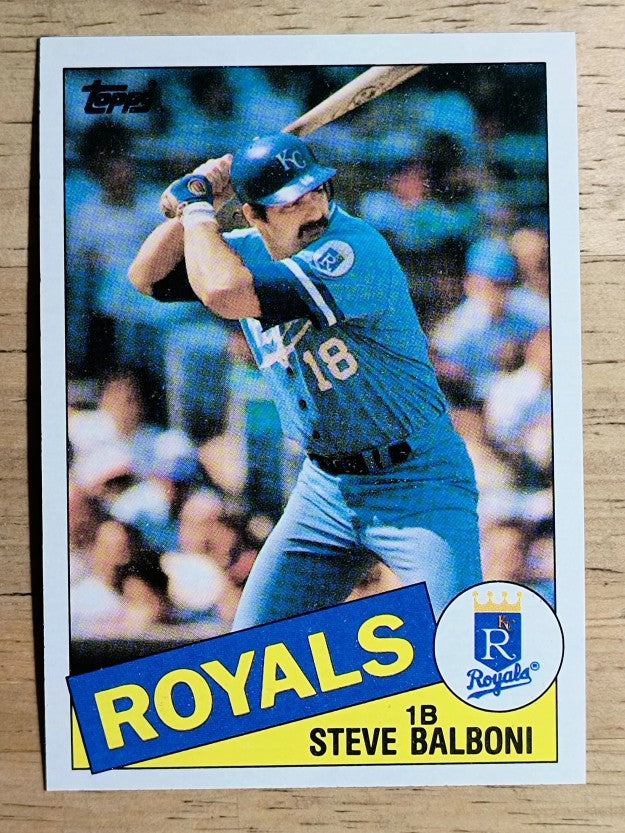 1985 Topps #486 Steve Balboni