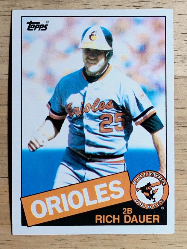 1985 Topps #494 Rich Dauer