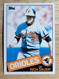 1985 Topps #494 Rich Dauer