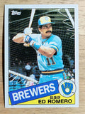 1985 Topps #498 Ed Romero