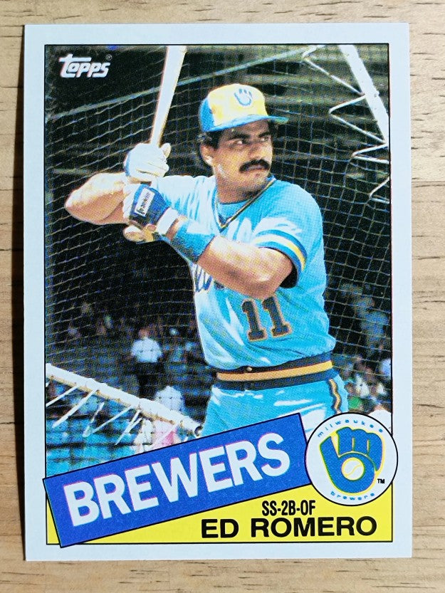 1985 Topps #498 Ed Romero