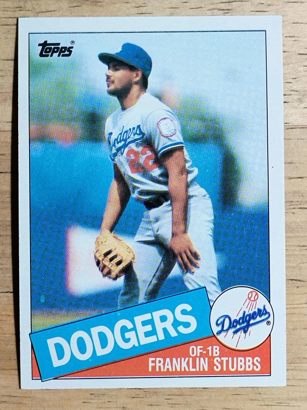 1985 Topps #506 Franklin Stubbs