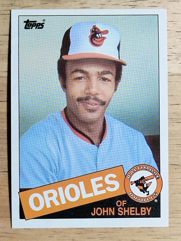 1985 Topps #508 John Shelby