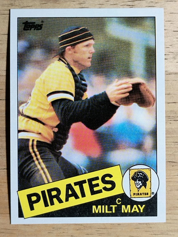 1985 Topps #509 Milt May