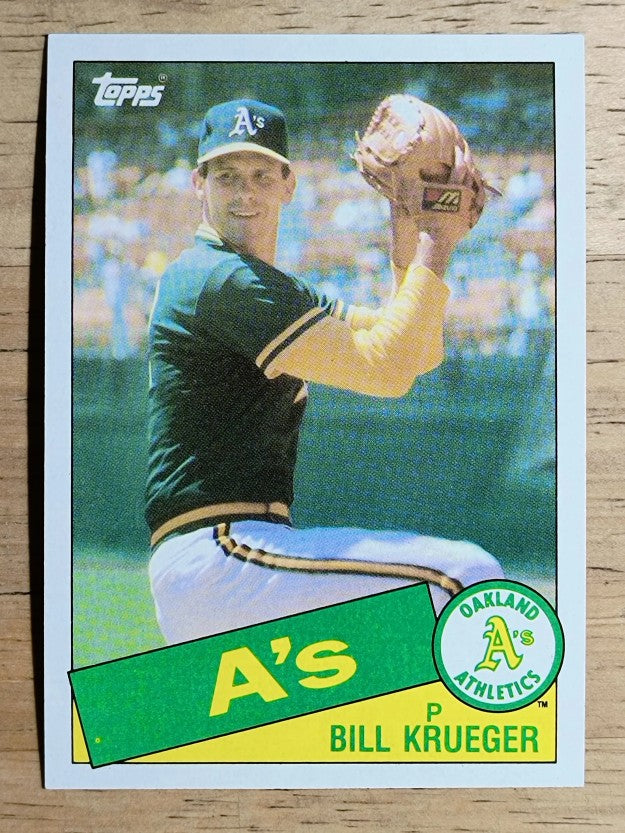 1985 Topps #528 Bill Krueger