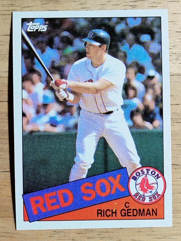 1985 Topps #529 Rich Gedman