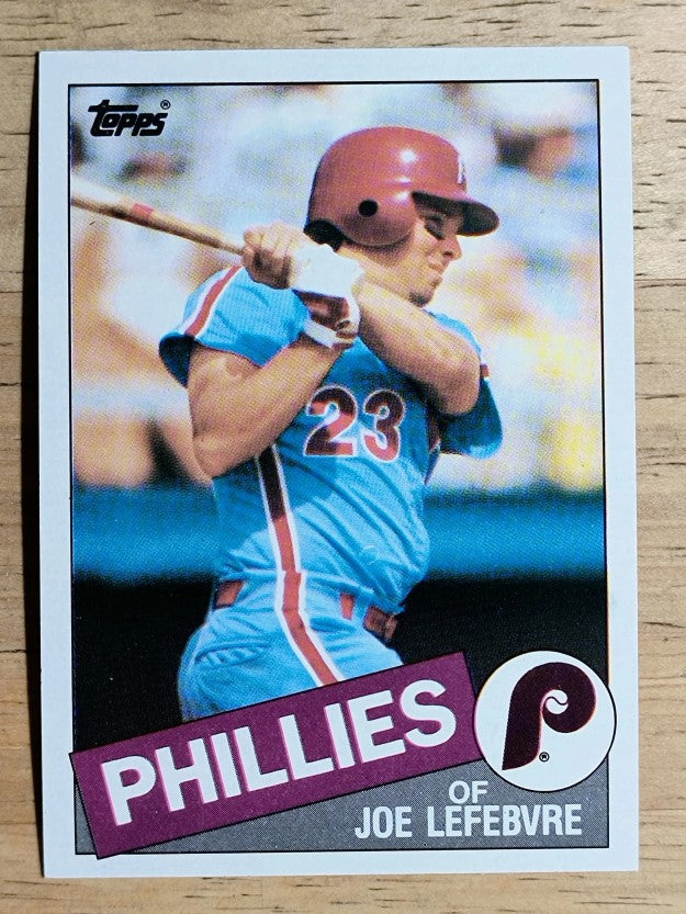 1985 Topps #531 Joe Lefebvre