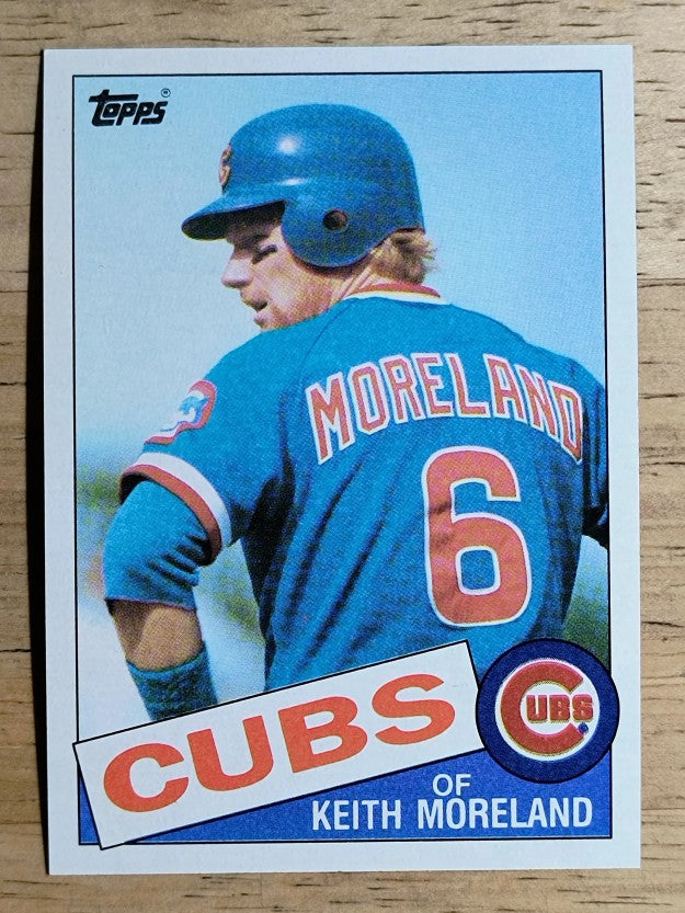 1985 Topps #538 Keith Moreland