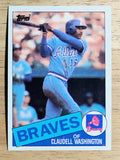 1985 Topps #540 Claudell Washington