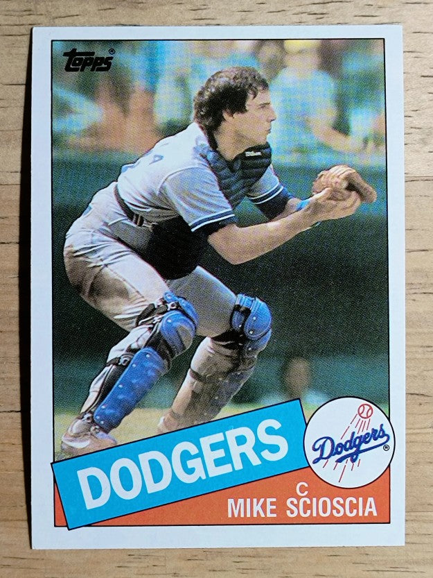 1985 Topps #549 Mike Scioscia
