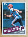 1985 Topps #556 Sixto Lezcano