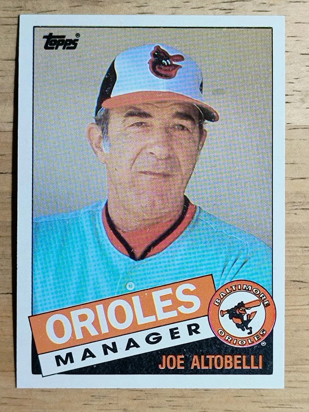 1985 Topps #574 Joe Altobelli MG