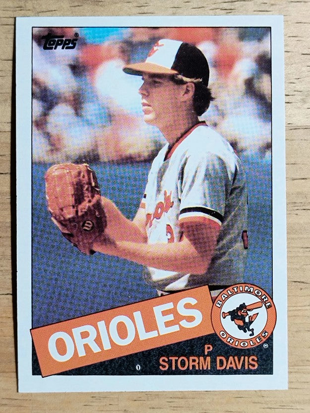 1985 Topps #599 Storm Davis