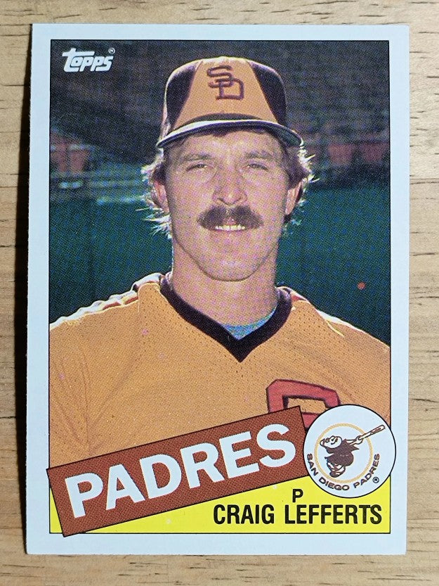 1985 Topps #608 Craig Lefferts