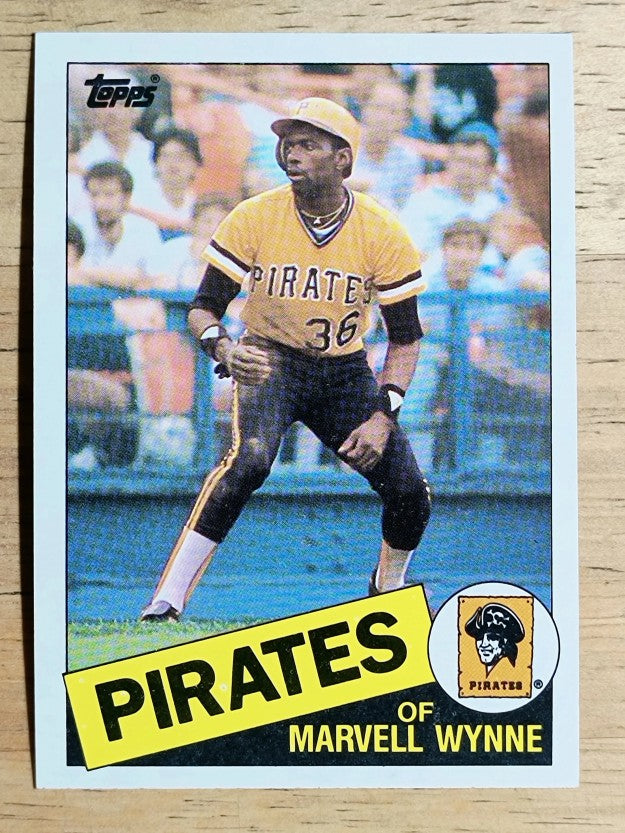 1985 Topps #615 Marvell Wynne