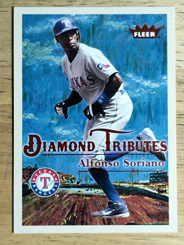 2005 Fleer Tradition Diamond Tributes #11 Alfonso Soriano