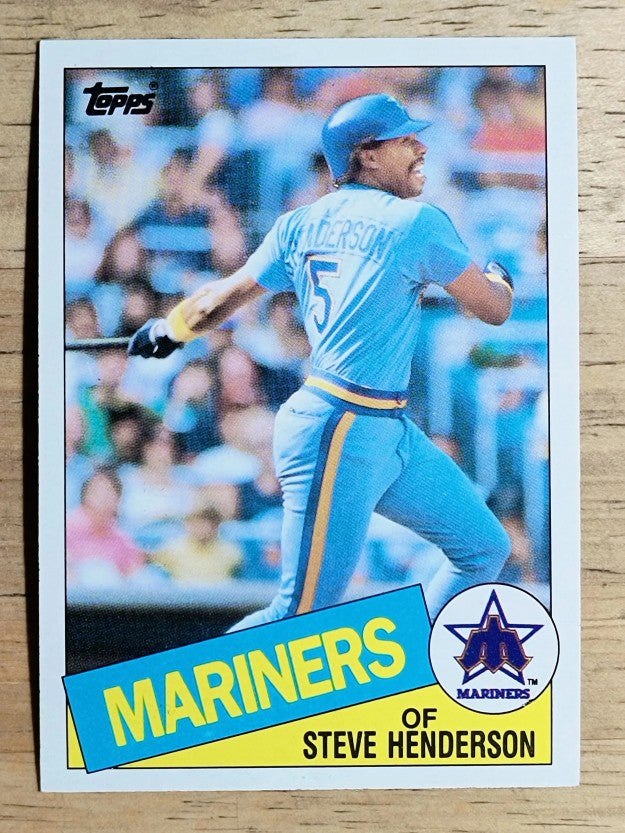 1985 Topps #640 Steve Henderson