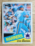 1985 Topps #640 Steve Henderson