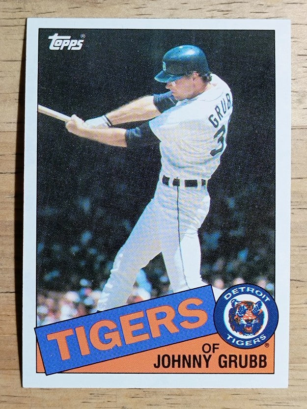 1985 Topps #643 Johnny Grubb