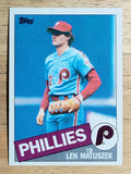 1985 Topps #688 Len Matuszek