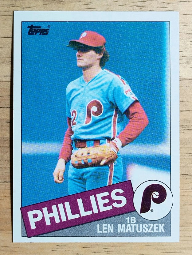 1985 Topps #688 Len Matuszek