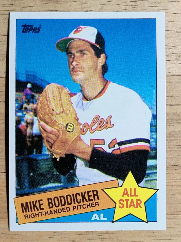 1985 Topps #709 Mike Boddicker AS