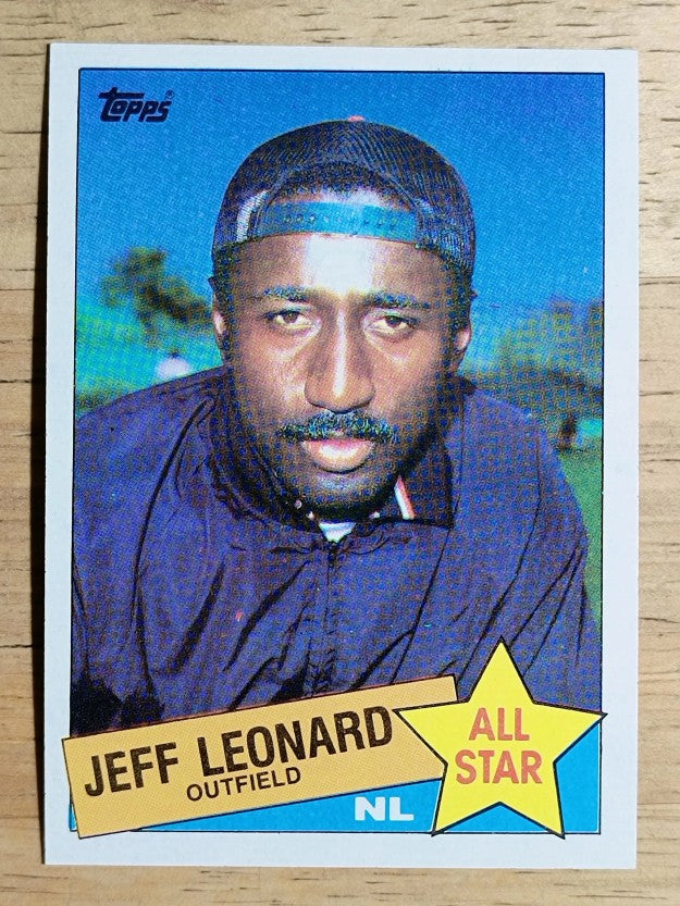 1985 Topps #718 Jeff Leonard AS