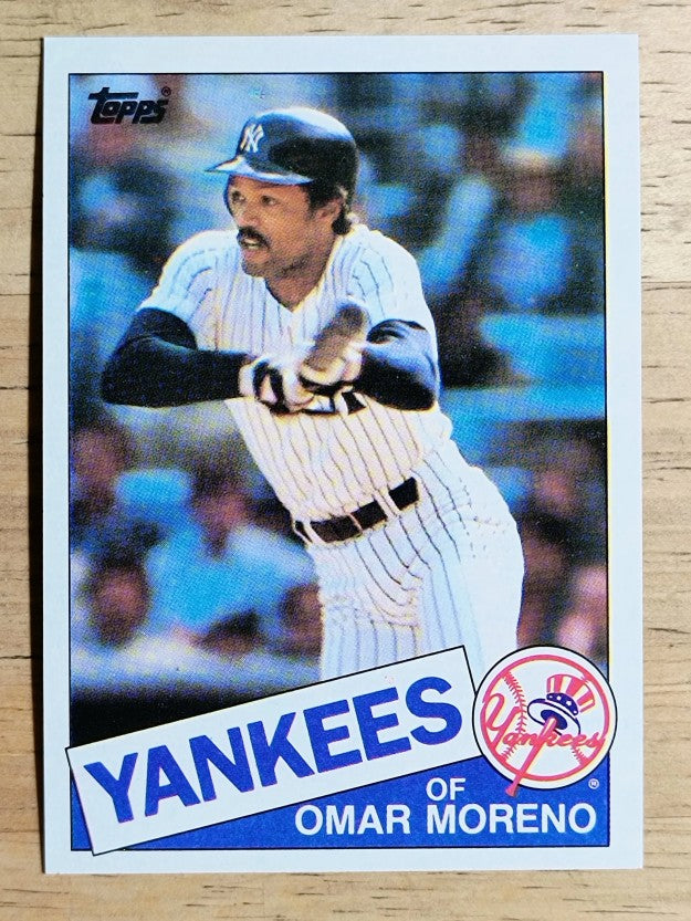 1985 Topps #738 Omar Moreno