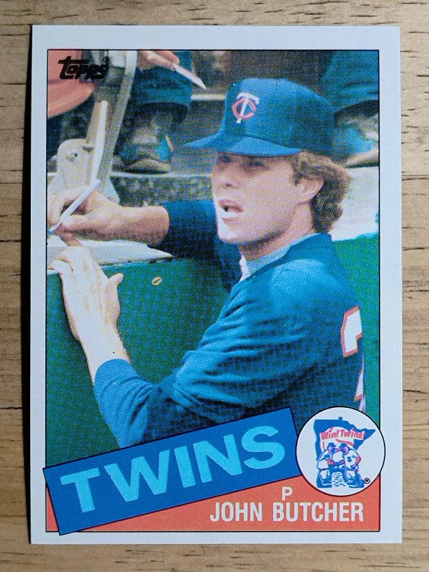 1985 Topps #741 John Butcher